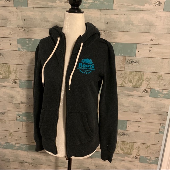 Grey roots zip up hoodie - Picture 5 of 7